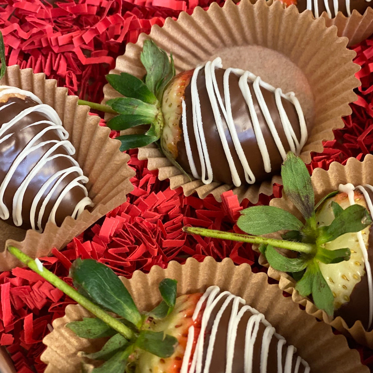 6 Chocolate Covered Strawberries