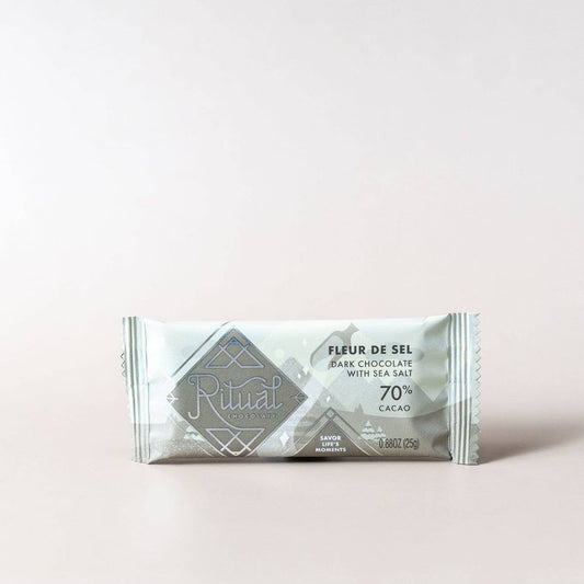 Fleur de Sel Mini Bar 25g, Dark Chocolate 70% Cacao