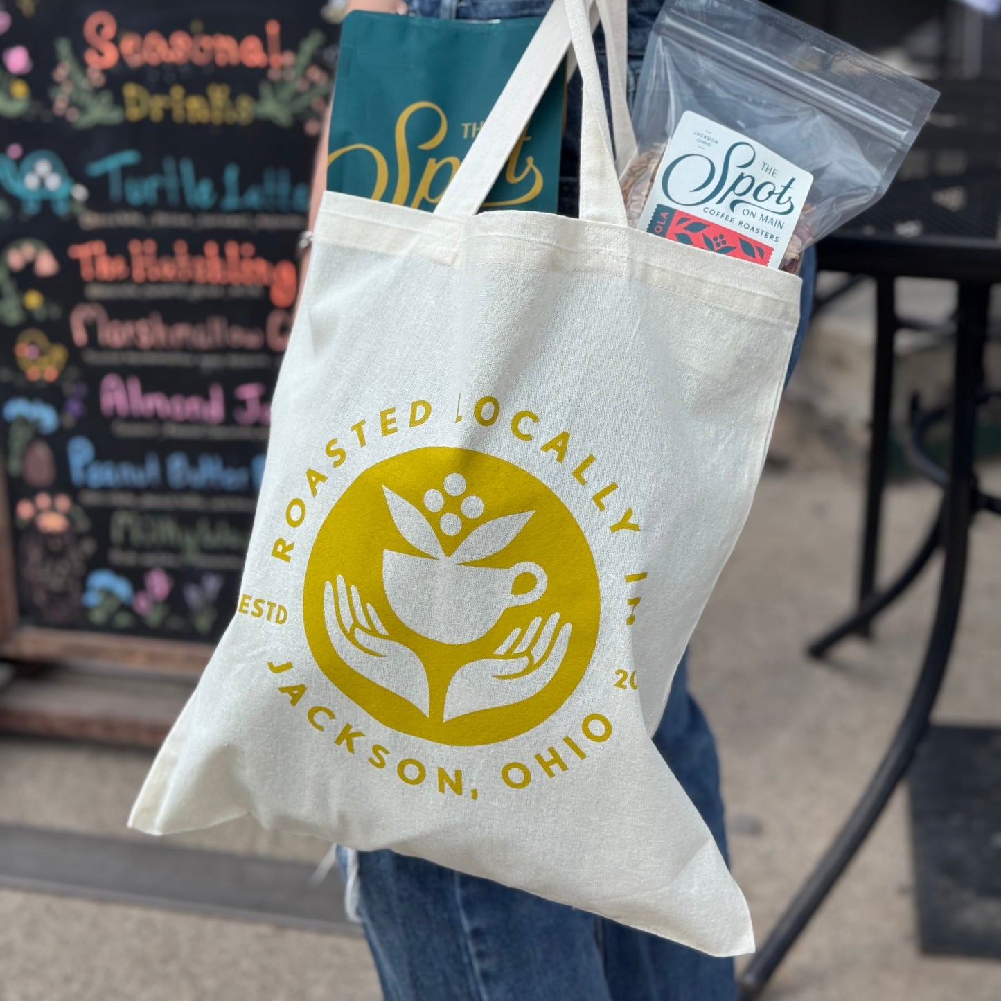 Logo Canvas Tote Bag
