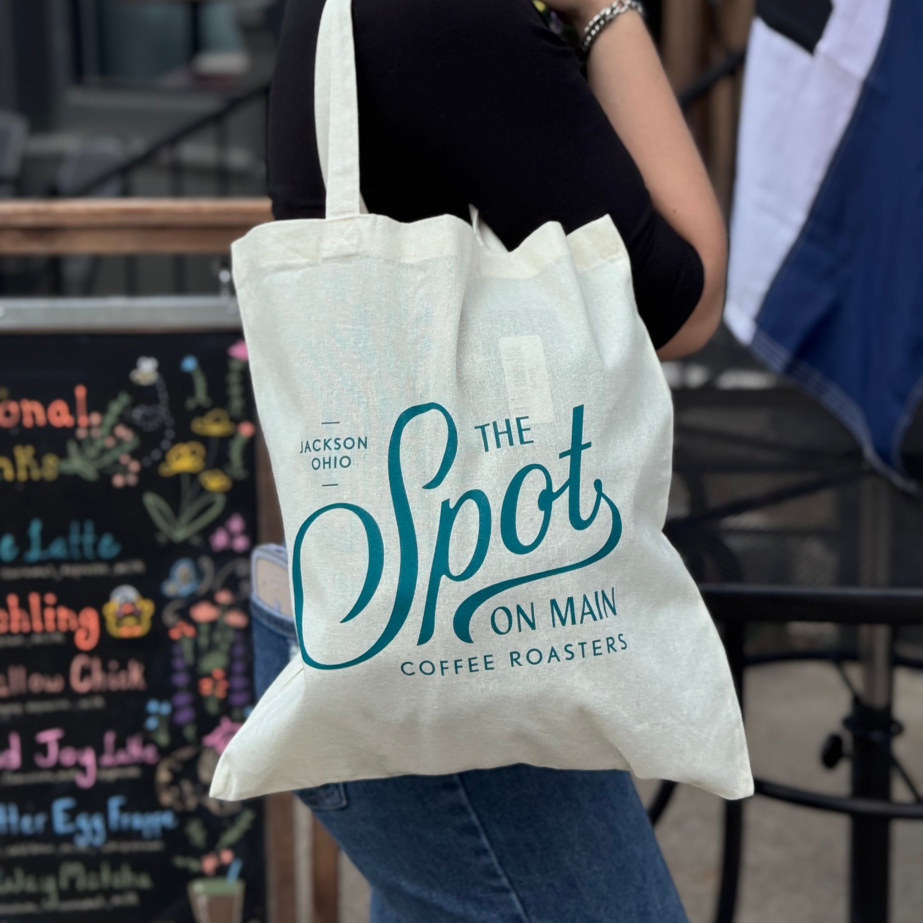 Logo Canvas Tote Bag – The Spot on Main